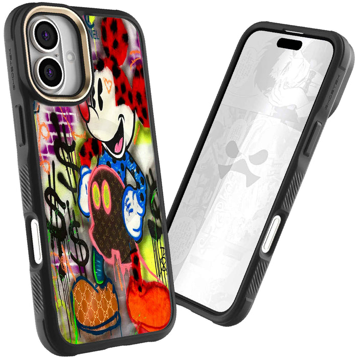 Apple iPhone 16 Plus Mickey Mouse Plush Fashion Case