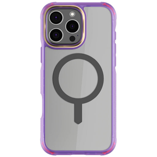 Apple iPhone 16 Pro Max Clear Purple Case MagSafe