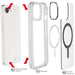 iPhone 17e Case Clear Matte MagSafe