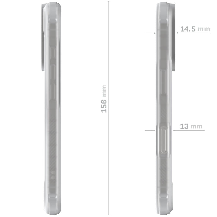 iPhone 17 Case Clear Matte MagSafe Phone Cover Magnetic