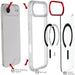 Apple iPhone 17 Air Case Clear MagSafe Protective Phone Cover Shockproof