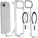 iPhone 17 Air Case Clear Matte MagSafe Protective Phone Cover Magnetic