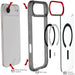 iPhone 17 Air Case Smoke MagSafe Protective Phone Cover Magnetic