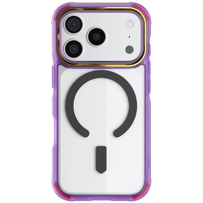 iPhone 17 Pro Case Purple Clear MagSafe Protective Phone Cover Shockproof Magnetic Mag Safe Slim Thin