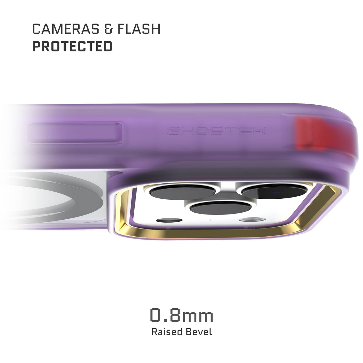 iPhone 17 Pro Max Case Purple Clear MagSafe Protective Phone Cover Shockproof Magnetic Mag Safe