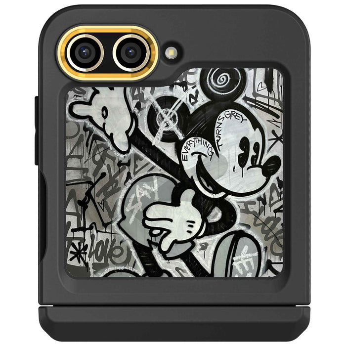 Galaxy Z Flip 5 Mickey Mouse Everything Turns Grey Case