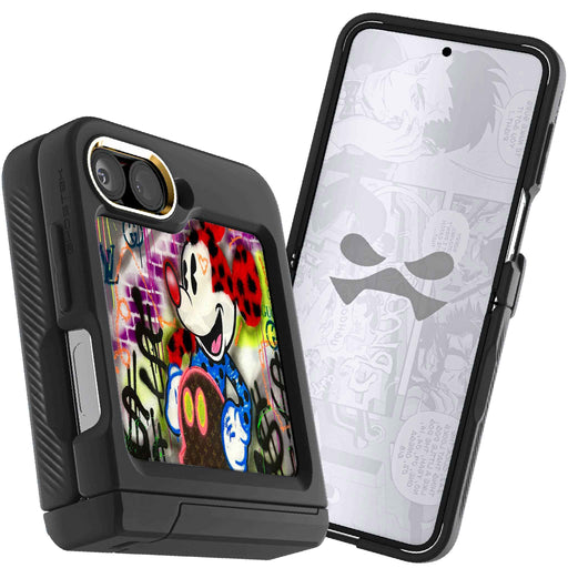 Galaxy Z Flip 6 Mickey Mouse Plush Fashion Case