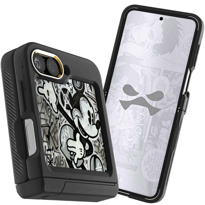 Galaxy Z Flip 6 Mickey Mouse Everything Turns Grey Case