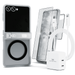 Galaxy Flip7 Case Matte Protective Phone Cover Magnetic MagSafe Kickstand Charger