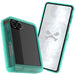 Samsung Galaxy Flip 7 Case Teal Protective Phone Cover Magnetic MagSafe Kickstand
