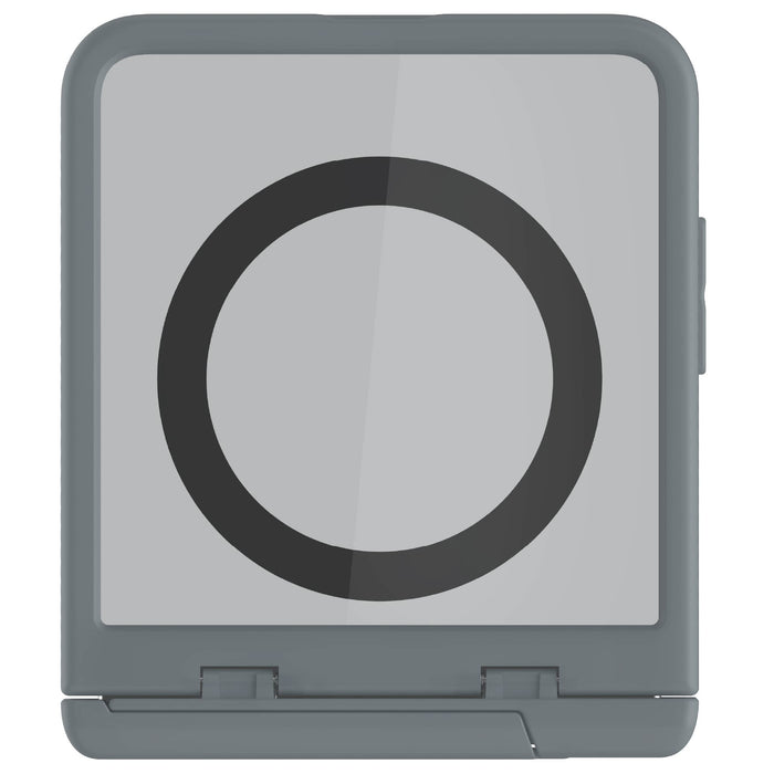 Samsung Galaxy Z Flip7 Case Grey Protective Phone Cover Magnetic MagSafe Kickstand