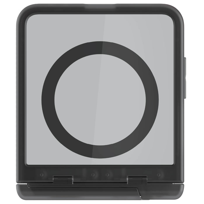 Galaxy Flip7 Case Smoke Matte Protective Phone Cover Magnetic MagSafe Kickstand