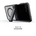 Samsung Galaxy Z Flip 7 Case Smoke Matte Protective Phone Cover Magnetic MagSafe Kickstand