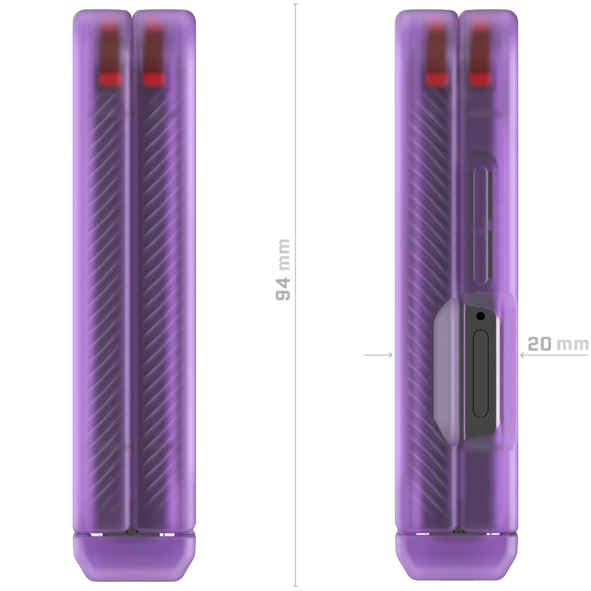 Samsung Flip7 Case Purple Protective Phone Cover Magnetic MagSafe Kickstand