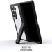 Samsung Galaxy Z Fold 6 Clear Case Black with Kickstand