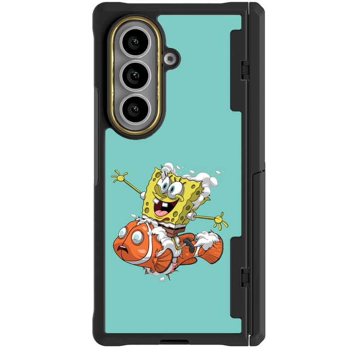 Galaxy Z Fold 7 NOT SO FUNNY by Dhani Barragán Artist Artwork Protective Phone Case Limited Edition Collab Cover