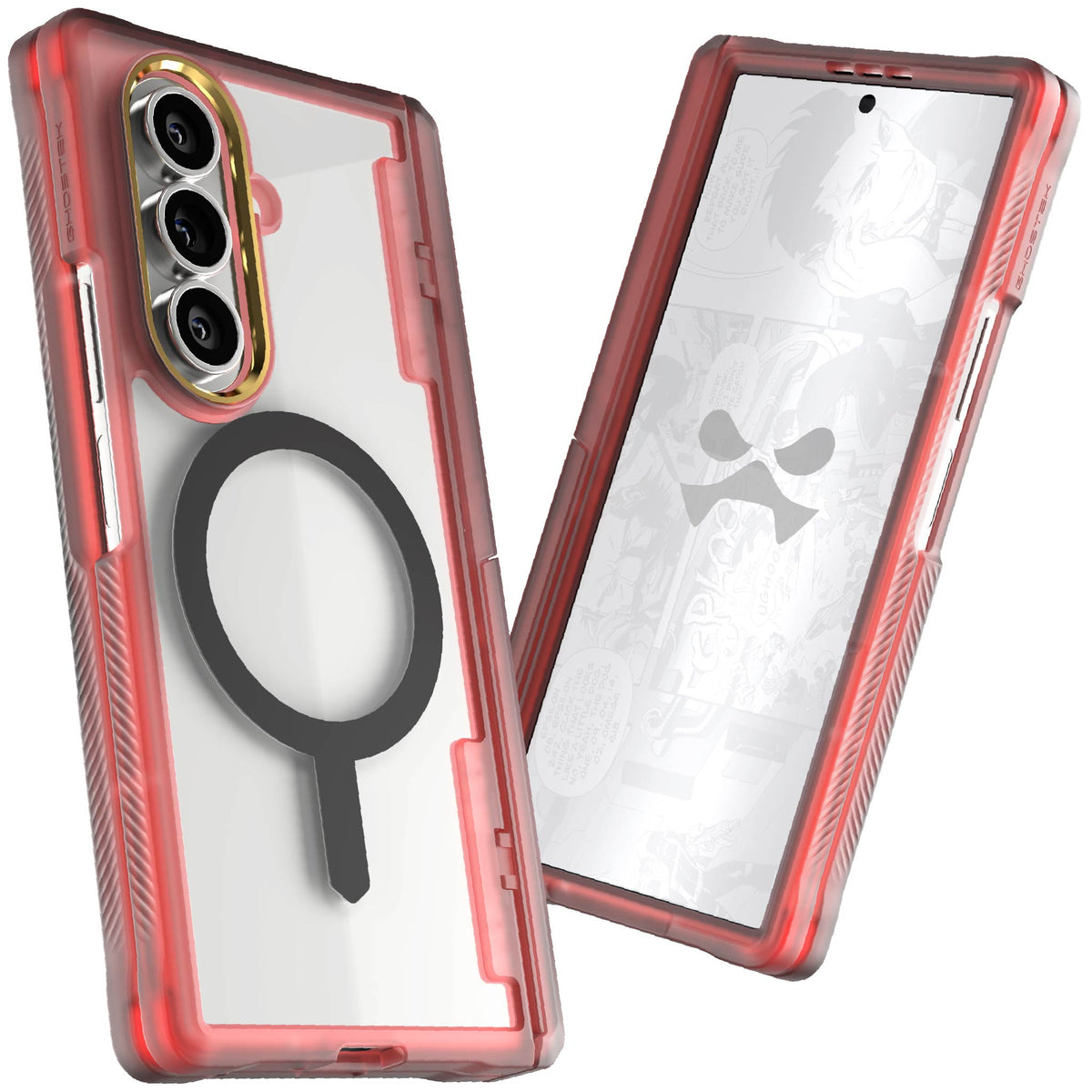 Z Fold 7 Pink Phone Case MagSafe Kickstand Magnetic