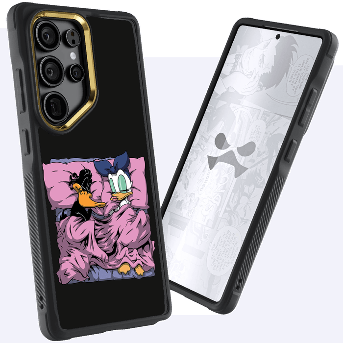 Samsung Galaxy S25 Ultra Sleeping Together Plastic Edition by RX Strip Artist Artwork Protective Phone Case Limited Edition Collab Cover