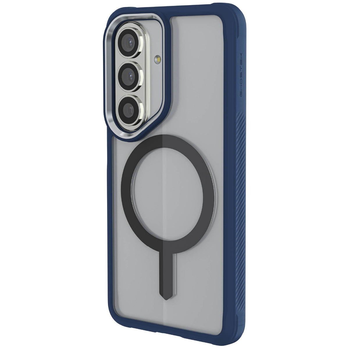 Galaxy S26 Clear Case MagSafe Protective Phone Cover Magnetic Ring Shockproof Premium Blue Matte