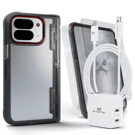 Google Pixel 10 Pro Fold Bundle Case Screen Protector Cable Charger Wall Adapter