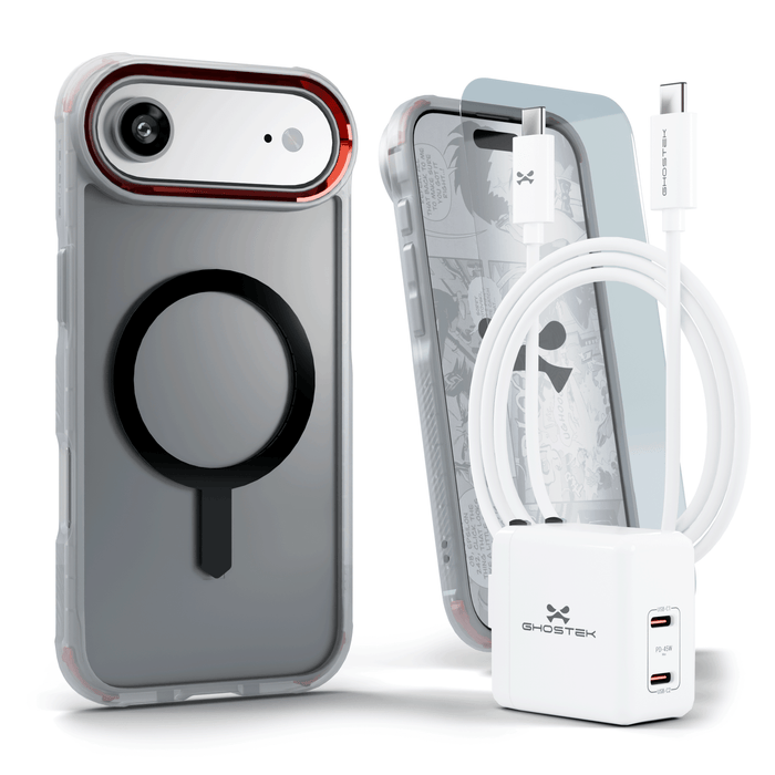 iPhone Air Case Charger Cable Screen Protector Bundle Clear