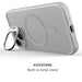 MagSafe iPhone 15 Camera Lens Kickstand Case White