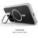 iPhone 15 Pro Max Camera Kickstand Protective Case White