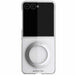 Samsung Galaxy Z Flip 8 Case Clear Silver MagSafe