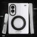 Galaxy Fold 8 Case Clear MagSafe Rotating Kickstand Magnetic