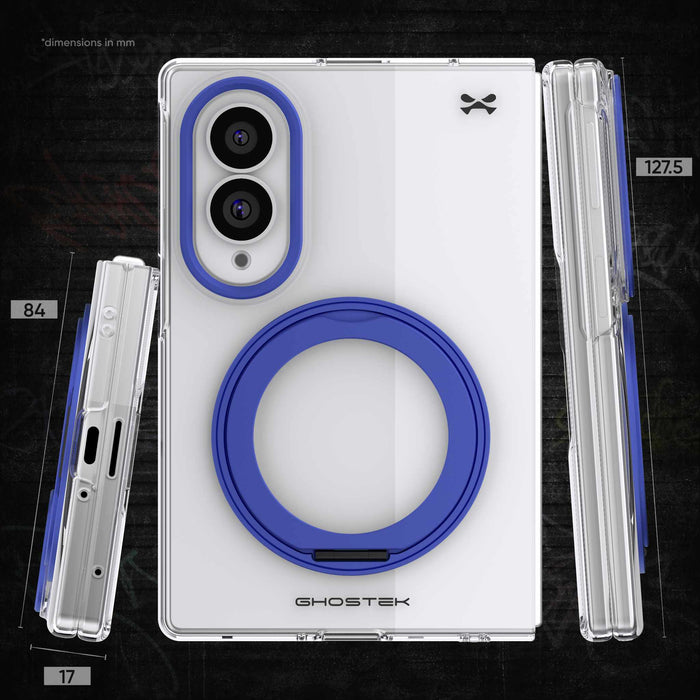 Galaxy Z Fold 8 Case Clear Blue