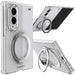 Samsung Galaxy Z Fold 8 Case Clear Silver MagSafe