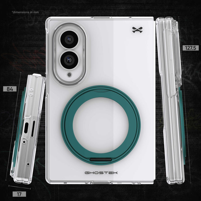 Samsung Galaxy Z Fold 8 Case Clear Teal