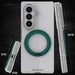 Samsung Galaxy Fold 8 Ultra Case Clear Teal MagSafe