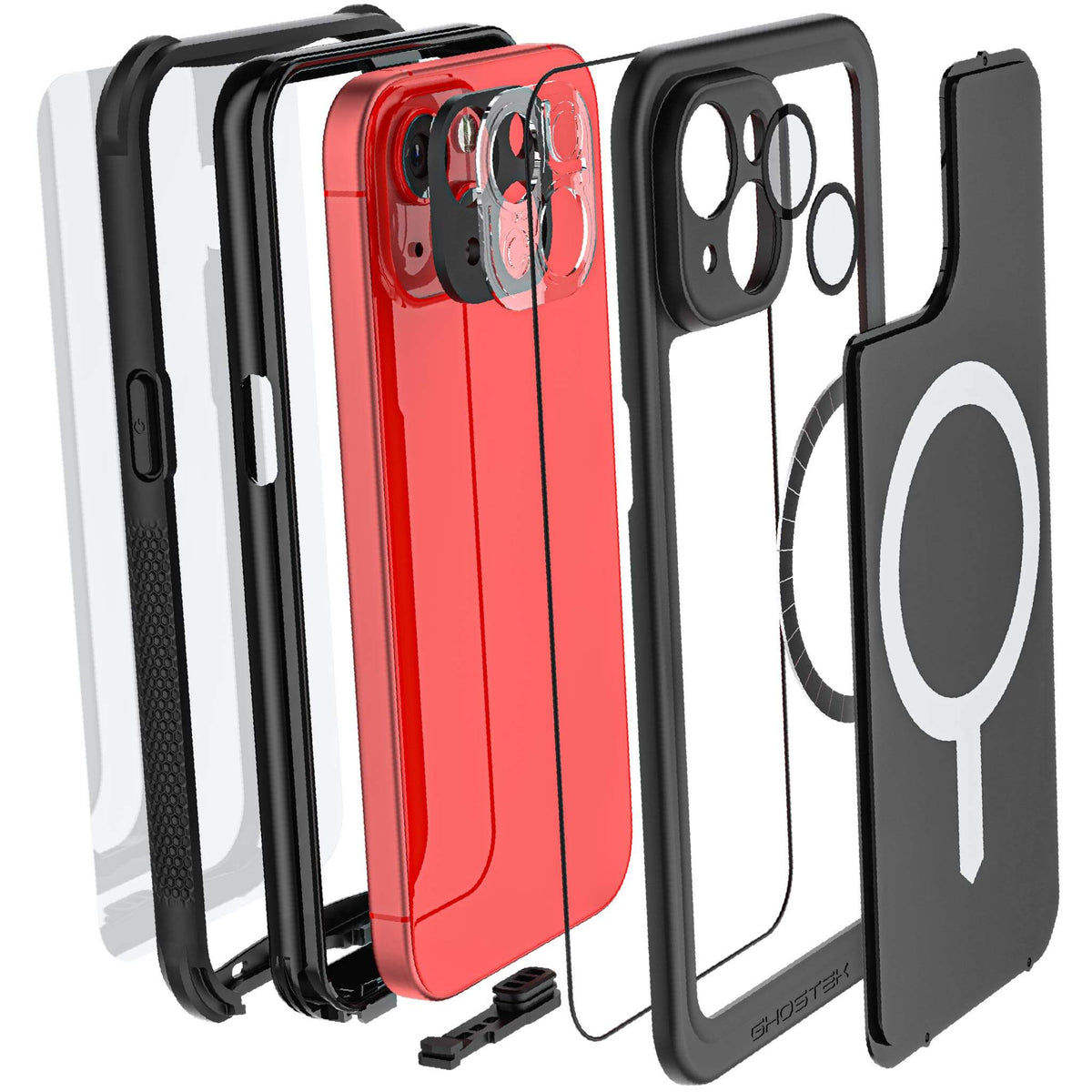 Waterproof iPhone 15 Phone Case with Screen Protector