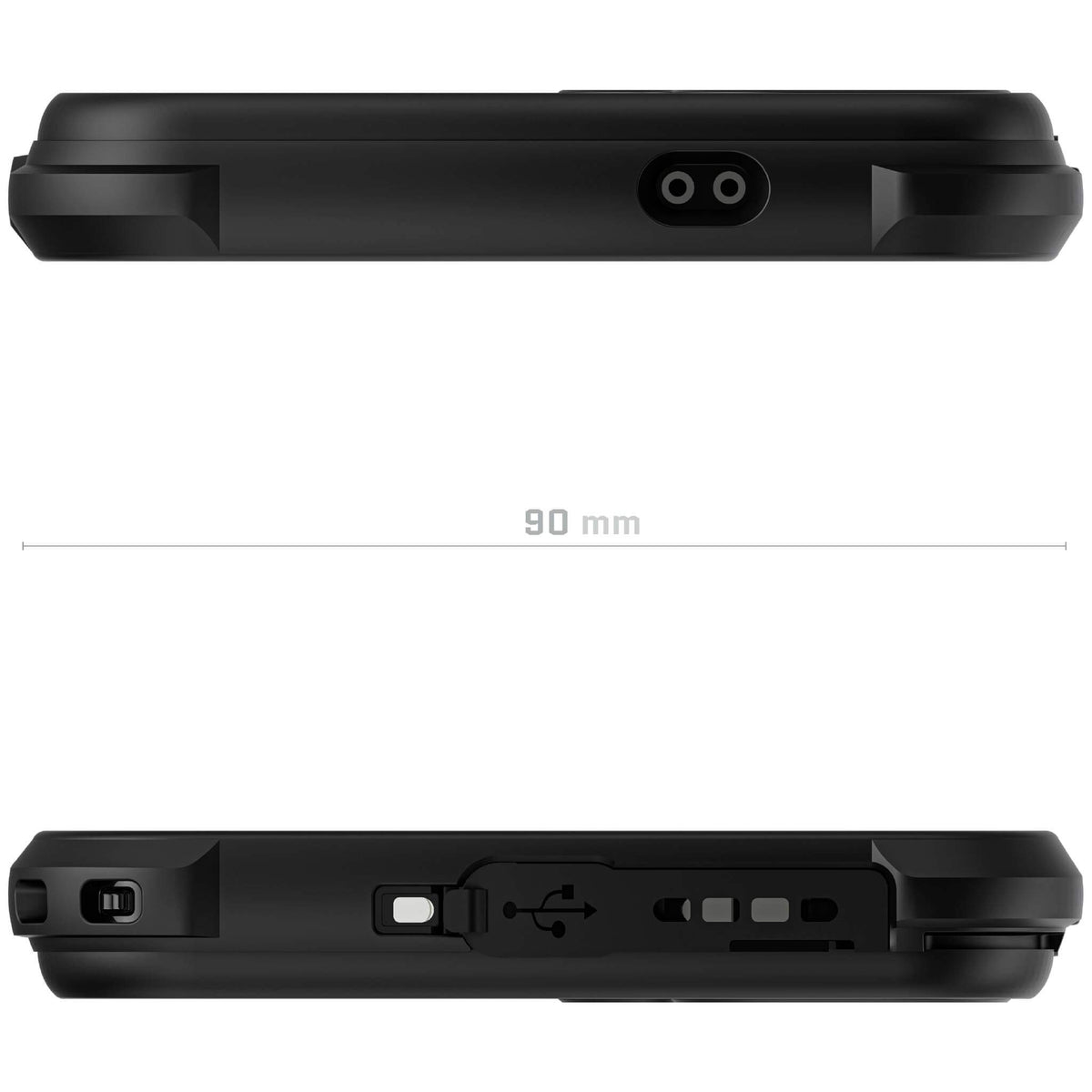 Galaxy S24 Plus Underwater Phone Case Waterproof Black Belt Clip Holster 