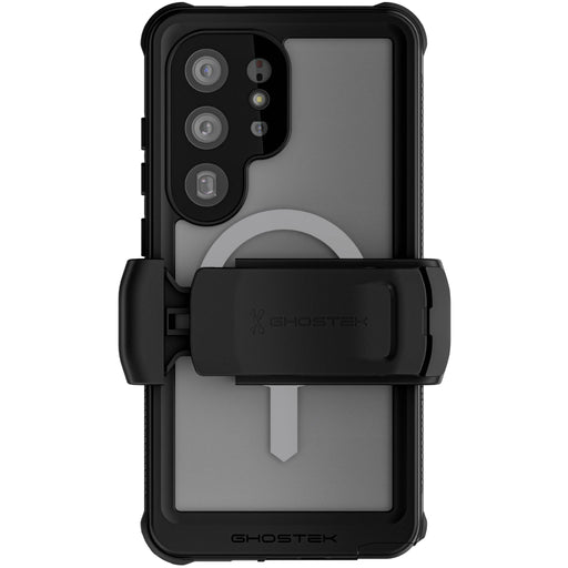 samsung galaxy s24 ultra waterproof case with holster belt clip magsafe