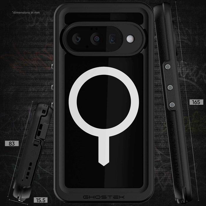 Pixel 11 Waterproof Case Screen Protector MagSafe Camera Lens Cover Heavy Duty Full Body Protection