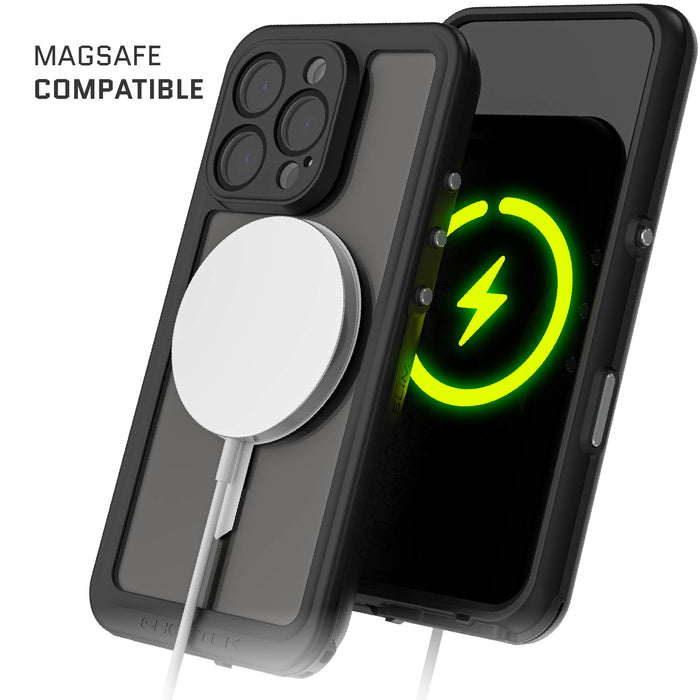 Waterproof Apple iPhone 16 Pro MagSafe Phone Case with Screen Protector