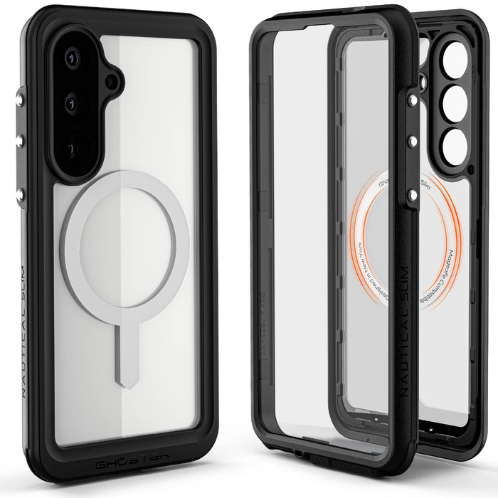 Galaxy S26 Plus Waterproof Case with Screen Protector and MagSafe Magnetic Ring Full Body Heavy Duty Protective Cover Shell