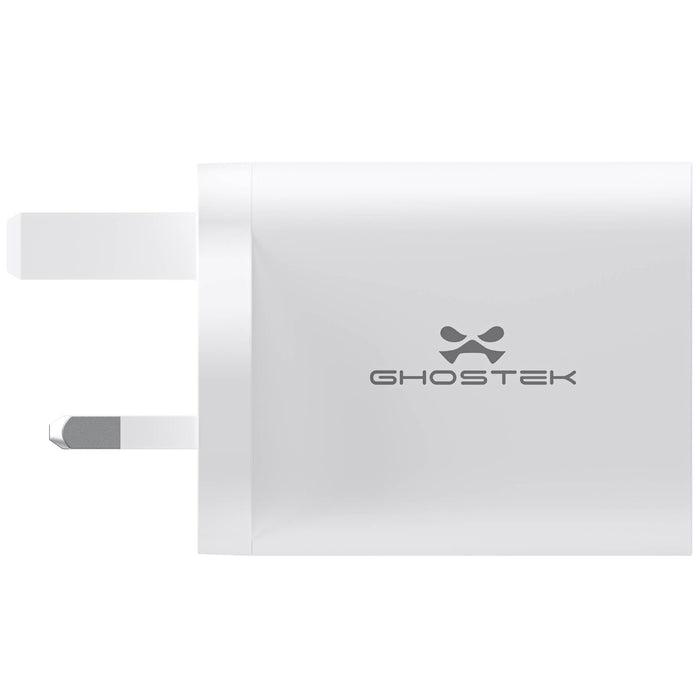 NRGlink 30W USB-C Wall Charger Fast Charging USB UK Plug Adapter United Kingdom Dual Port