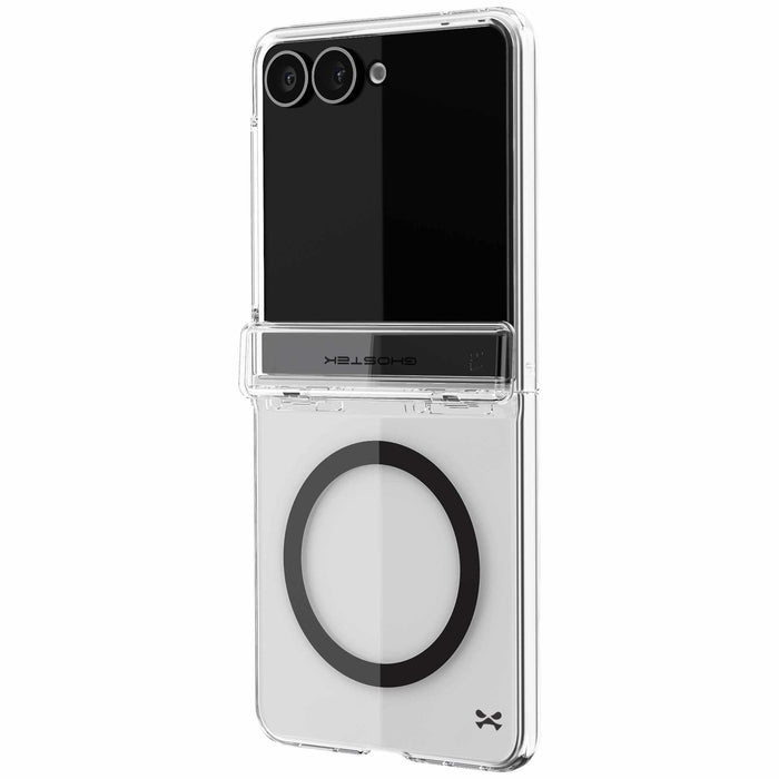 Galaxy Z Flip 8 Case Clear MagSafe Hinge Cover