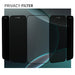 iPhone 17 Air Privacy Screen Protector Tempered Glass 2-Pack Easy Installation Kit Hard Scratch Resistant