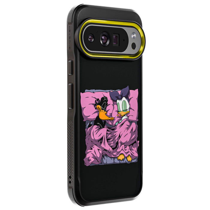 Pixel 10 Pro XL Sleeping Together Plastic Edition by RX Strip Artist Artwork Protective Phone Case Limited Edition Collab Cover