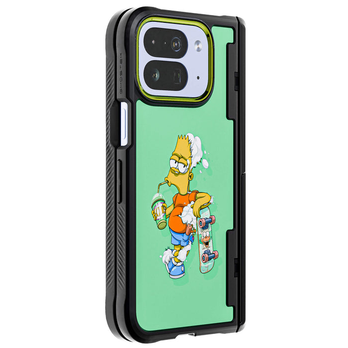 Pixel 10 Pro Fold DECONSTRUCTED BART by Dhani Barragán Artist Artwork Protective Phone Case Limited Edition Collab Cover