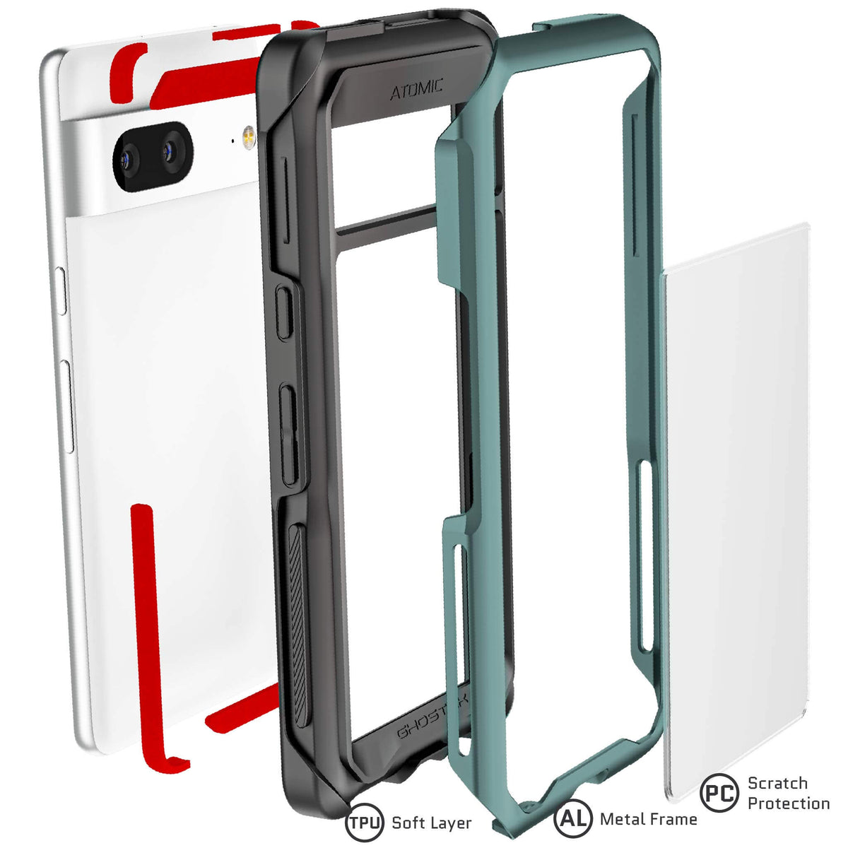 Pixel7 Case Green