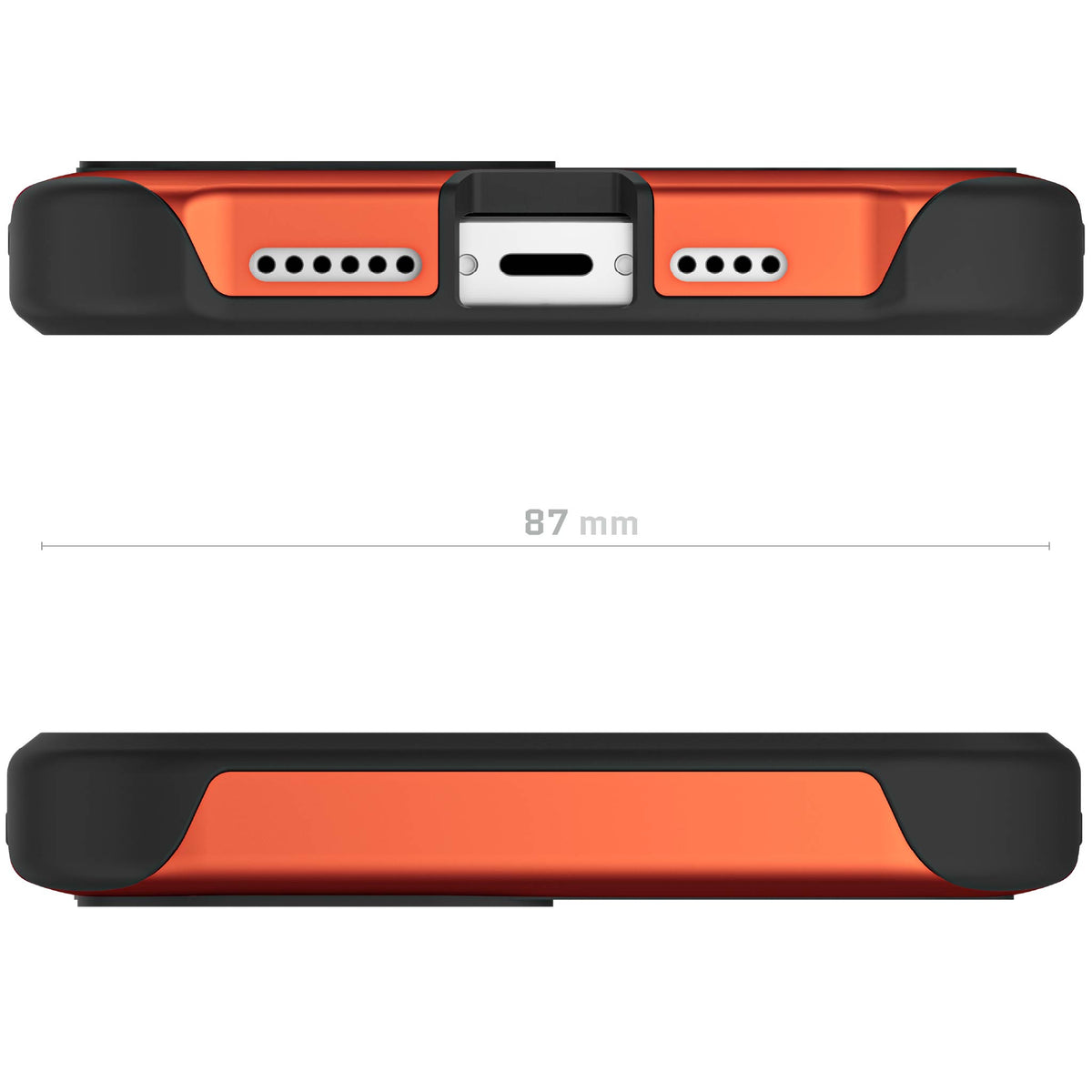 Apple iPhone 14+ Case Orange MagSafe Fabric