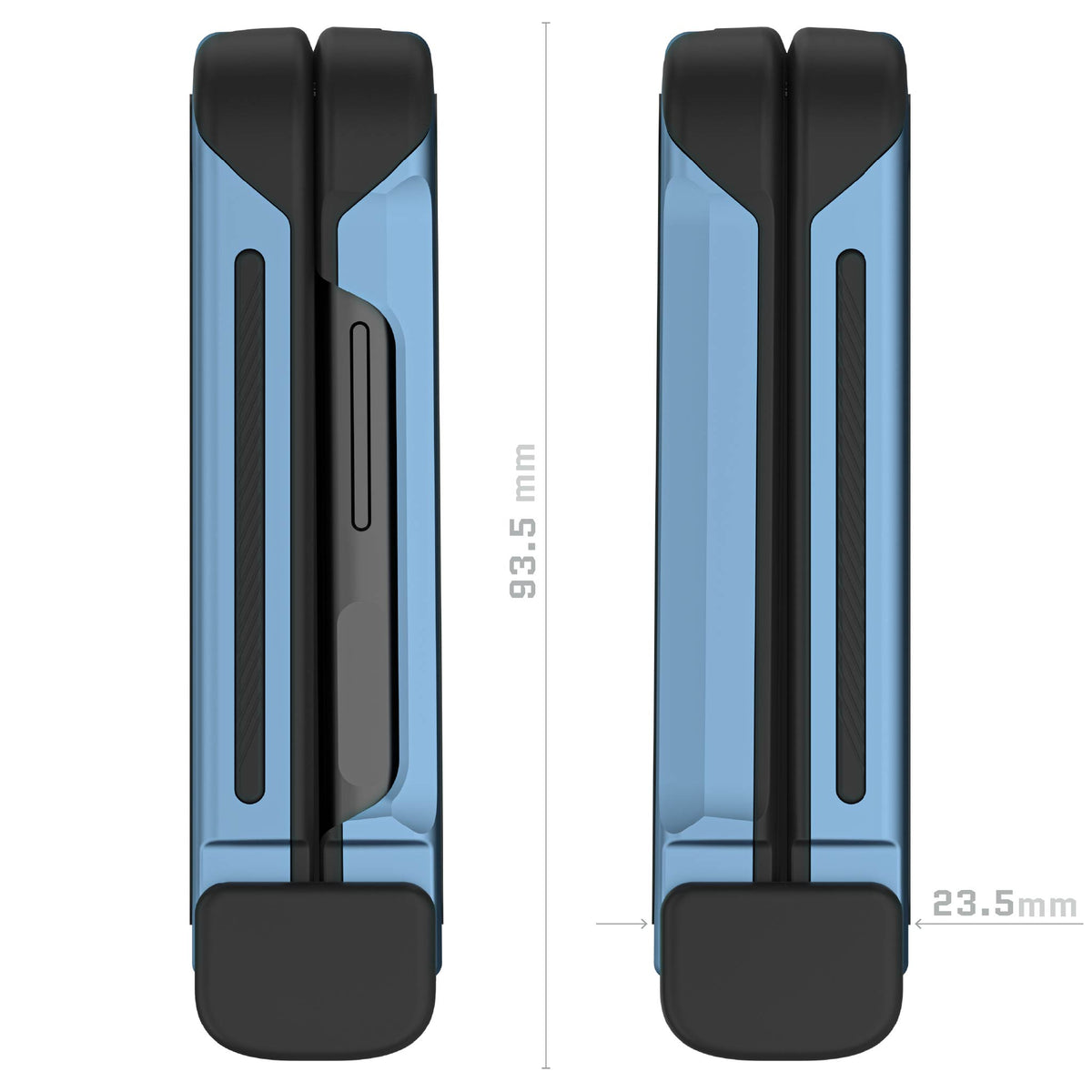 Samsung Galaxy ZFlip4 Phone Case Blue Metal