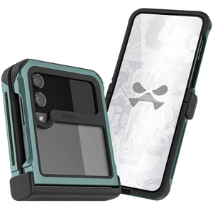 
                                Galaxy Flip 4 Protective Clear Aluminum Cases — ATOMIC slim