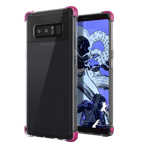 Galaxy Note 8 Clear Pink Case