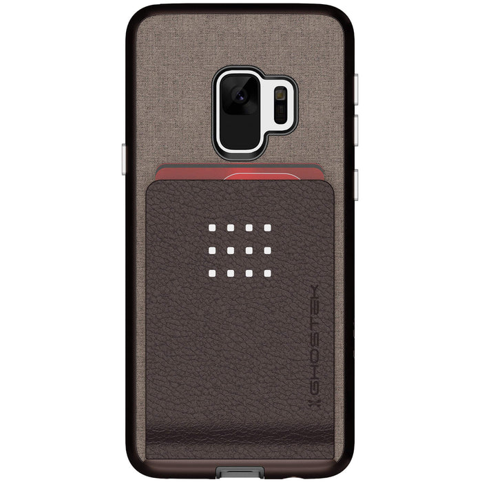 Galaxy S9 Brown Wallet Case